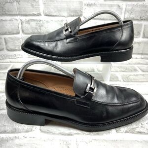 Florsheim Imperial Men’s 10.5 D Black Leather Buckle Strap Dress Shoes